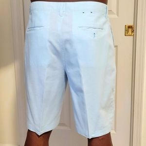 Blue linen short